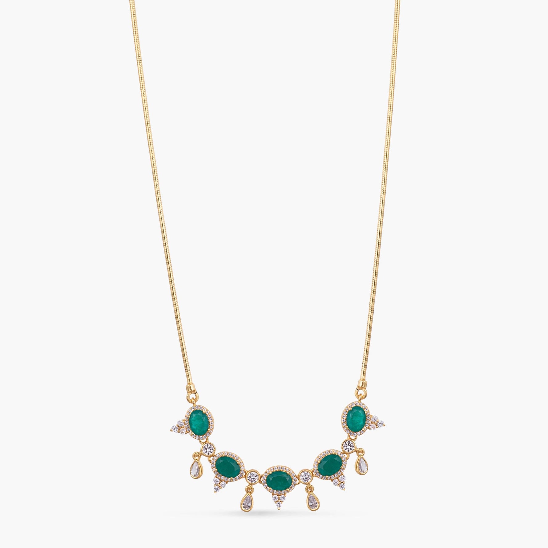 Necklace Zoya CZ Silver Pendant Necklace