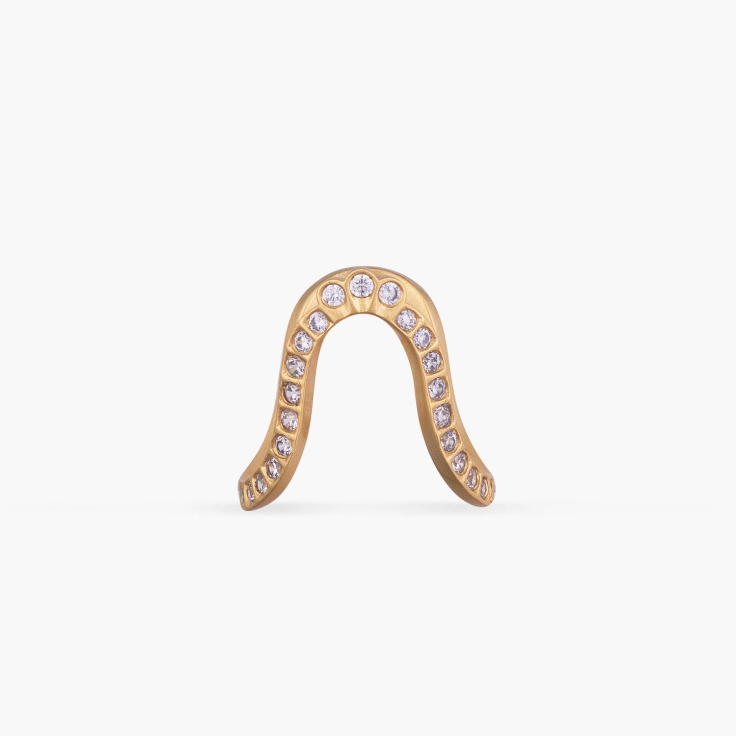 Ria CZ Silver Vanki Ring