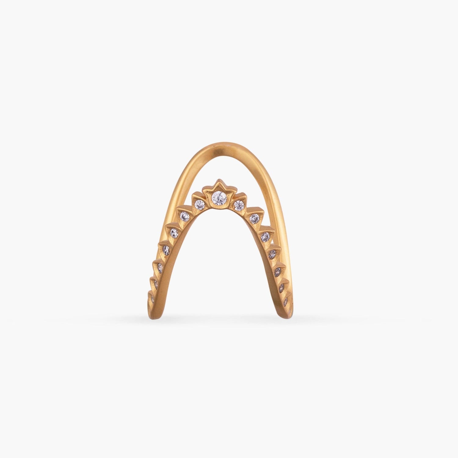 Finger Ring Mila CZ Silver Vanki Ring