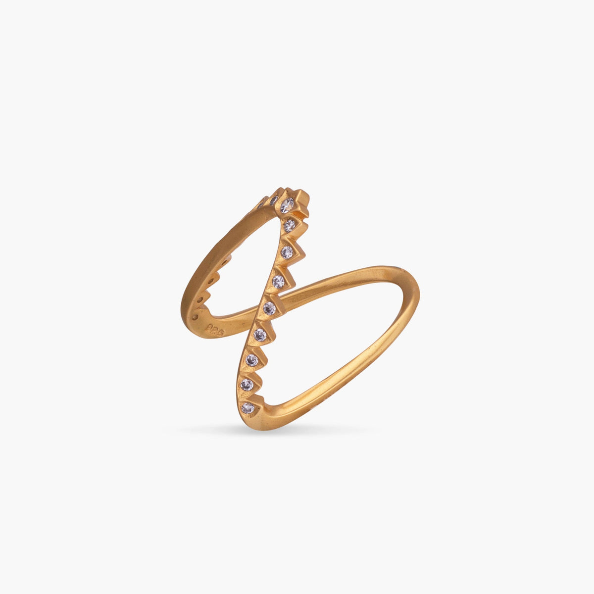 Mila CZ Silver Vanki Ring
