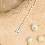 Hair Accessories Ilisha CZ Silver Maang Tikka