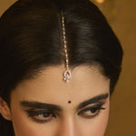 Hair Accessories Amira CZ Silver Maang Tikka