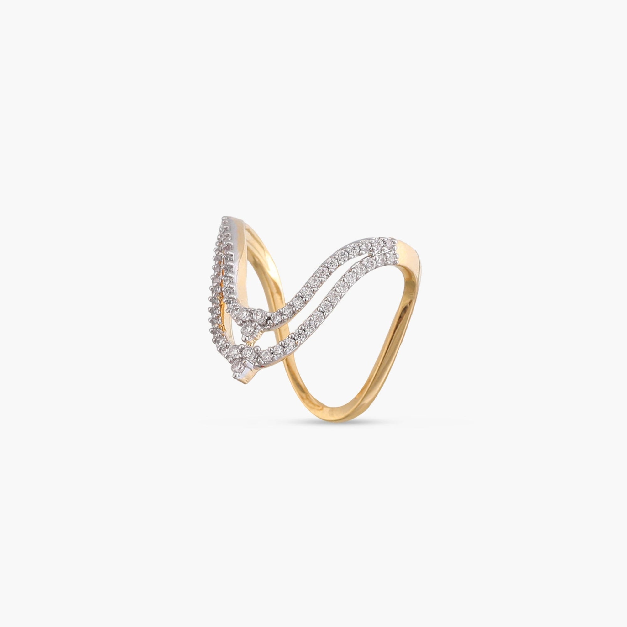 Diya CZ Vanki Silver Ring