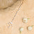 Ishya CZ Drop Silver Maang Tikka