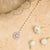 Elina Flora Motif CZ Silver Maang Tikka