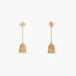 Earrings Ishira CZ Silver Jhumka Earrings