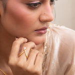 Elin CZ Silver Vanki Ring