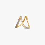 Nova CZ Silver Vanki Ring