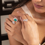 Zoya CZ Silver Ring