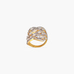 Vanya CZ Silver Cocktail Ring
