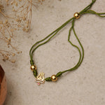Bhairav Gold Plated Silver Rakhi