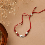 Divya Shankh Silver Rakhi