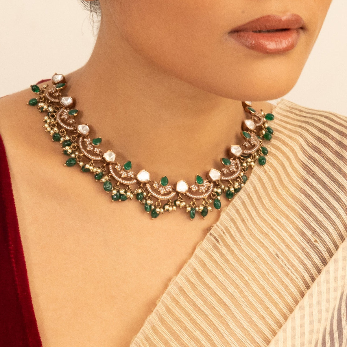 Vittore Moissanite Silver Necklace