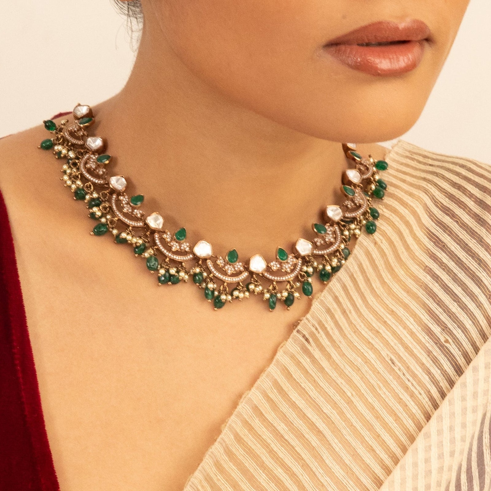 Vittore Moissanite Silver Necklace