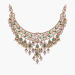 Necklaces Peacock Emblem Moissanite Silver Necklace