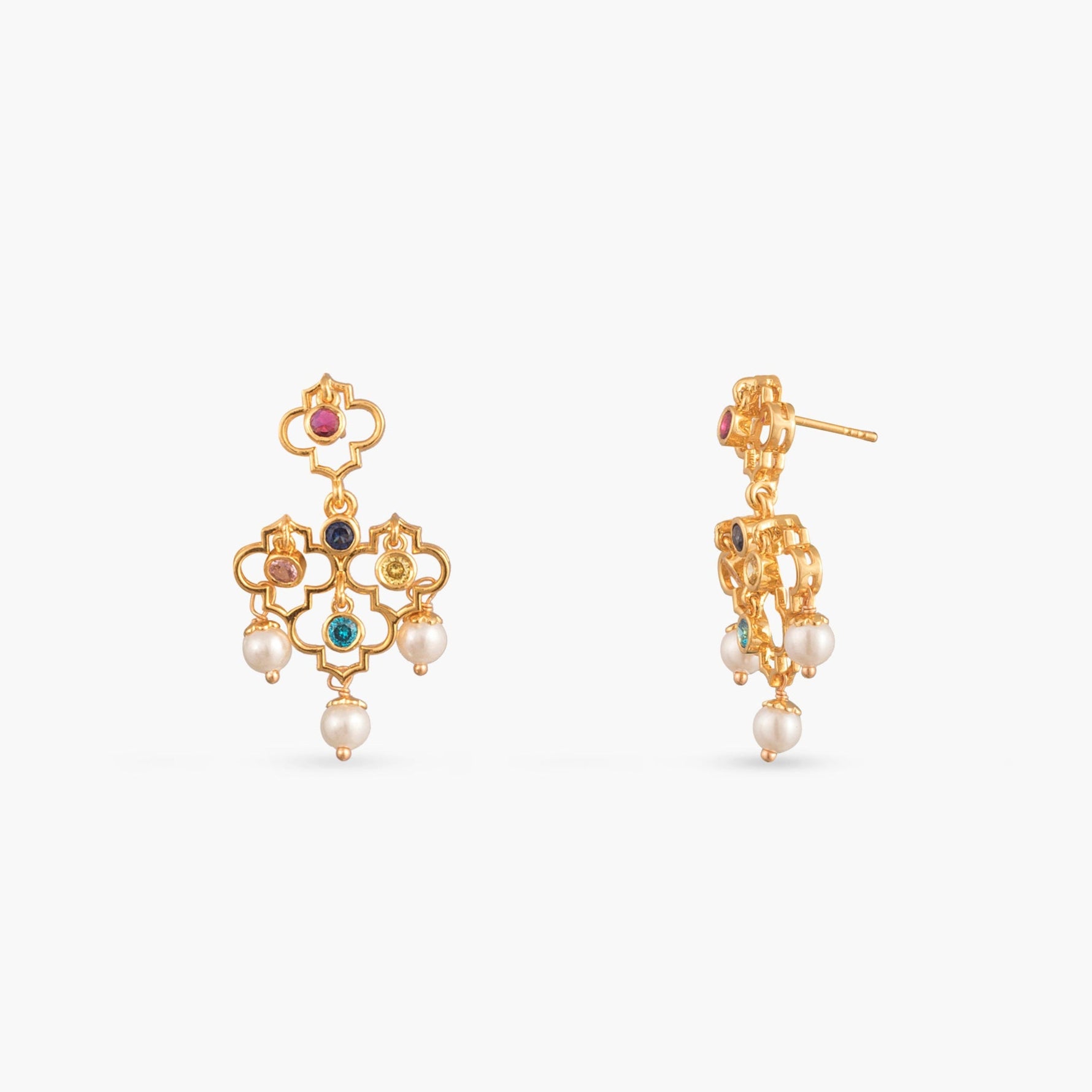 Saanvi CZ Silver Choker Set