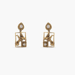 Earrings Whimsical Avian Moissanite Drops