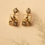 Earrings Whimsical Avian Moissanite Drops