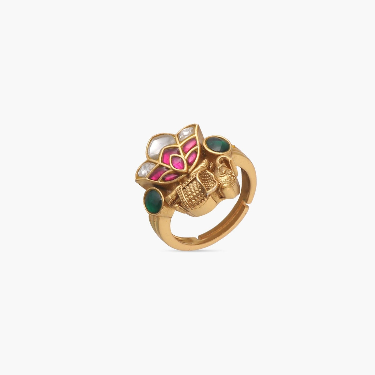 Finger Ring Gaja Kavya Jadau Finger Ring