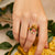 Gaja Kavya Jadau Finger ring
