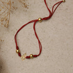Sadashiv Gold Plated Silver Rakhi