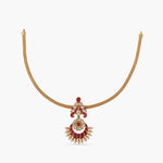 Necklace Parampara Kempu Jadau Silver Necklace