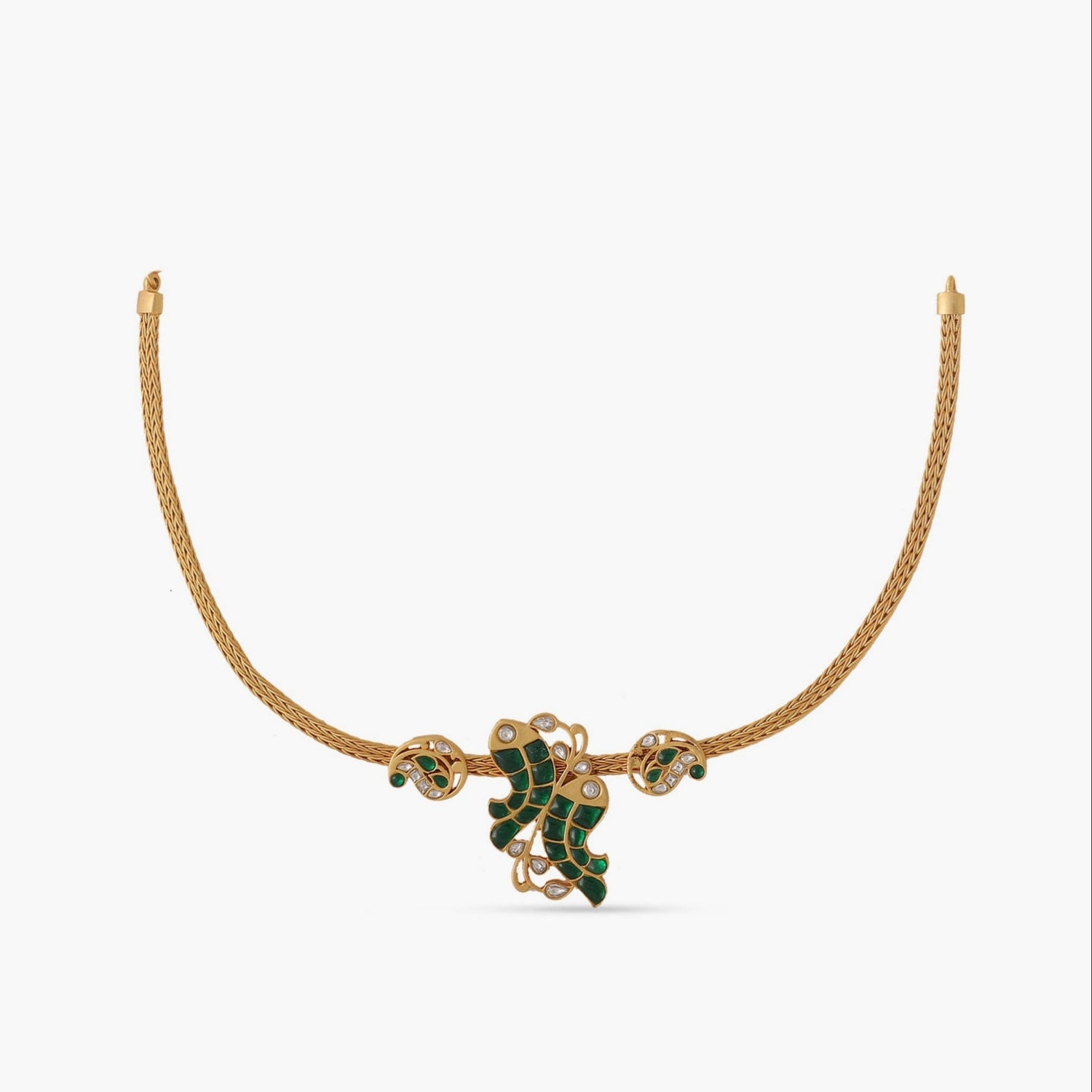 Necklace Meena Jadau Silver Necklace