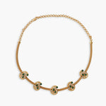 Necklace Paisley Jadau Silver Necklace