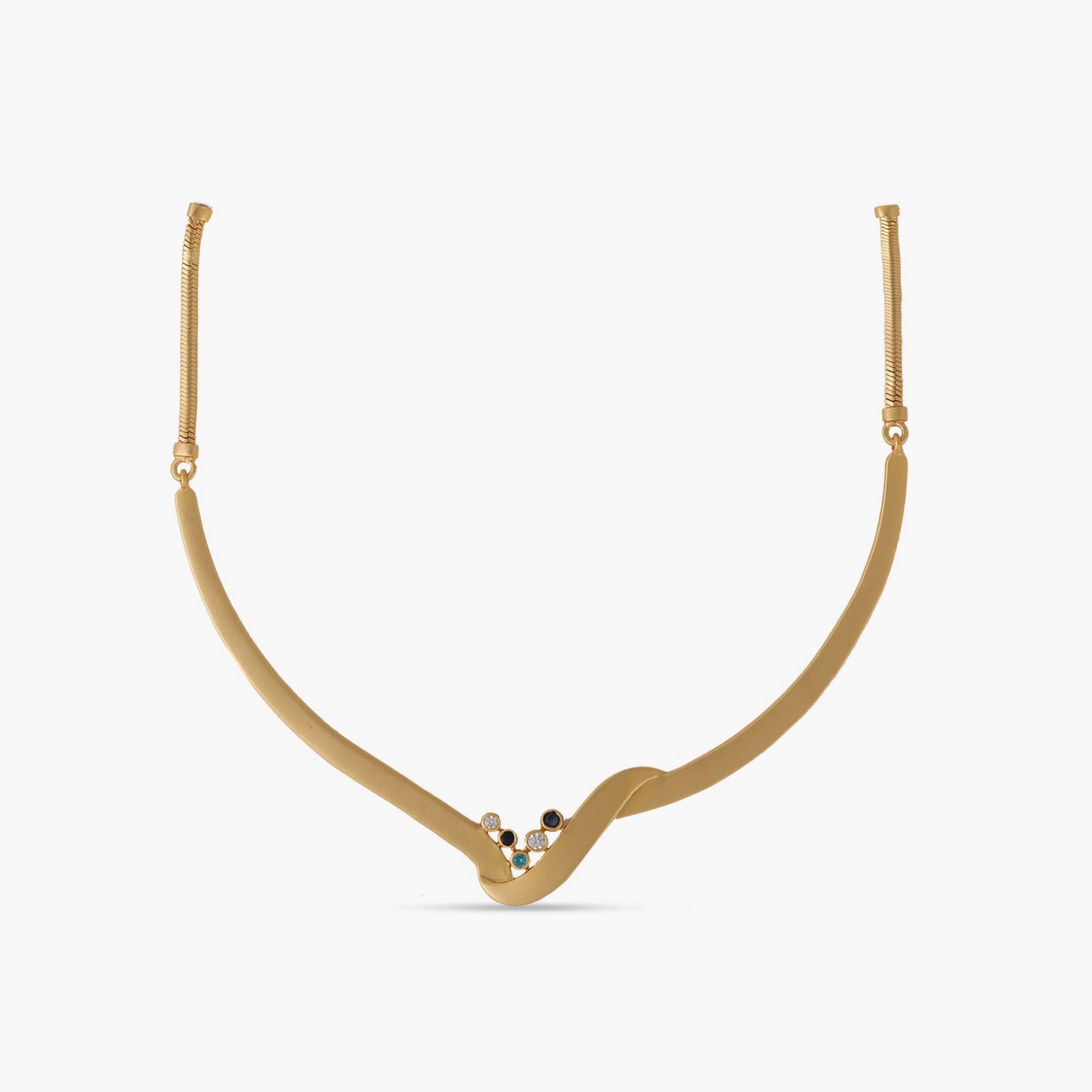 Coastline Lisse Silver Hasli Necklace 