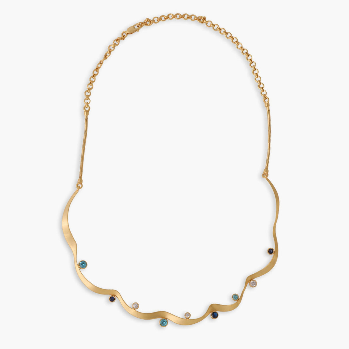 Coastline Aquara Silver Hasli Necklace