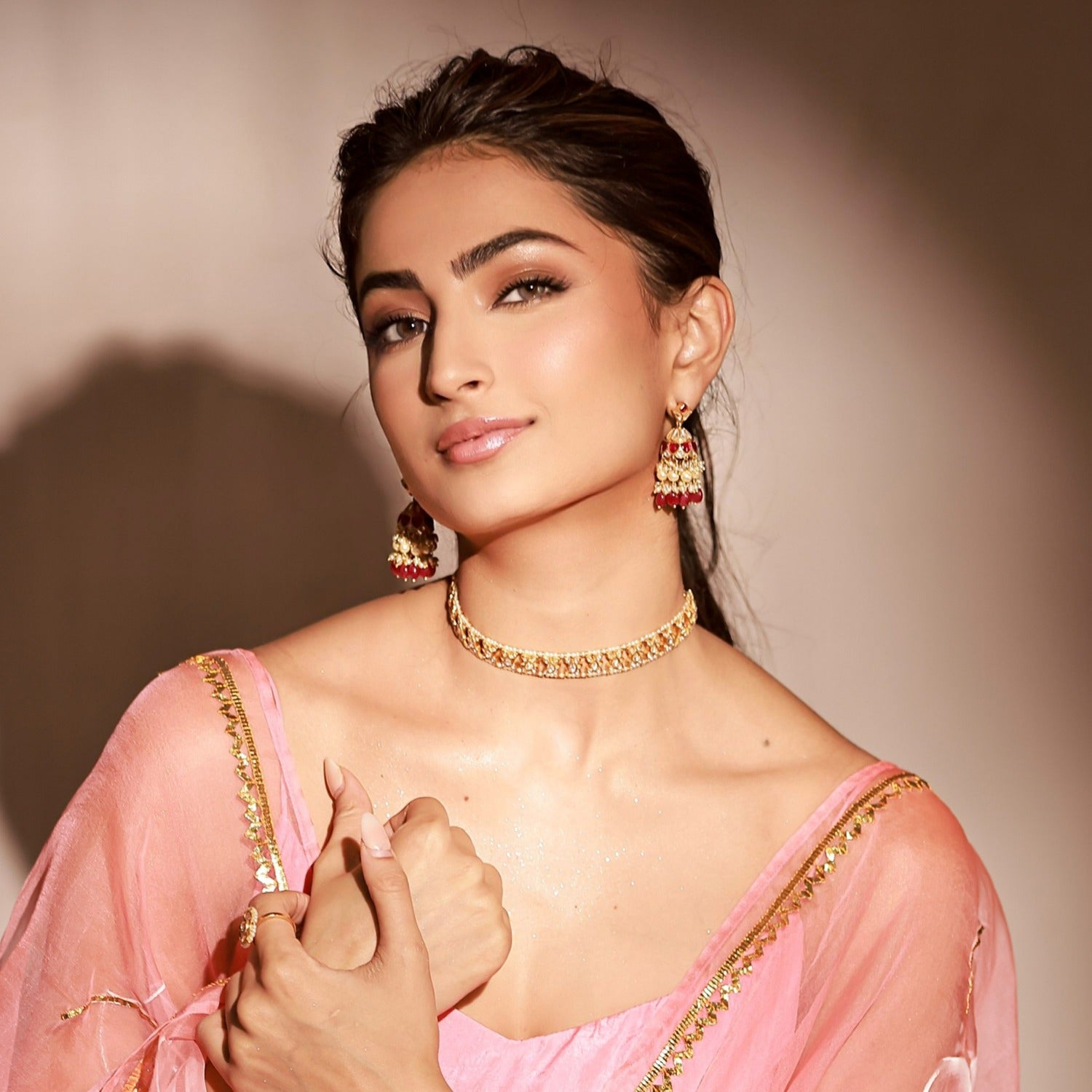 Earrings Aparna Gold Plated Silver Jhumki Earrings