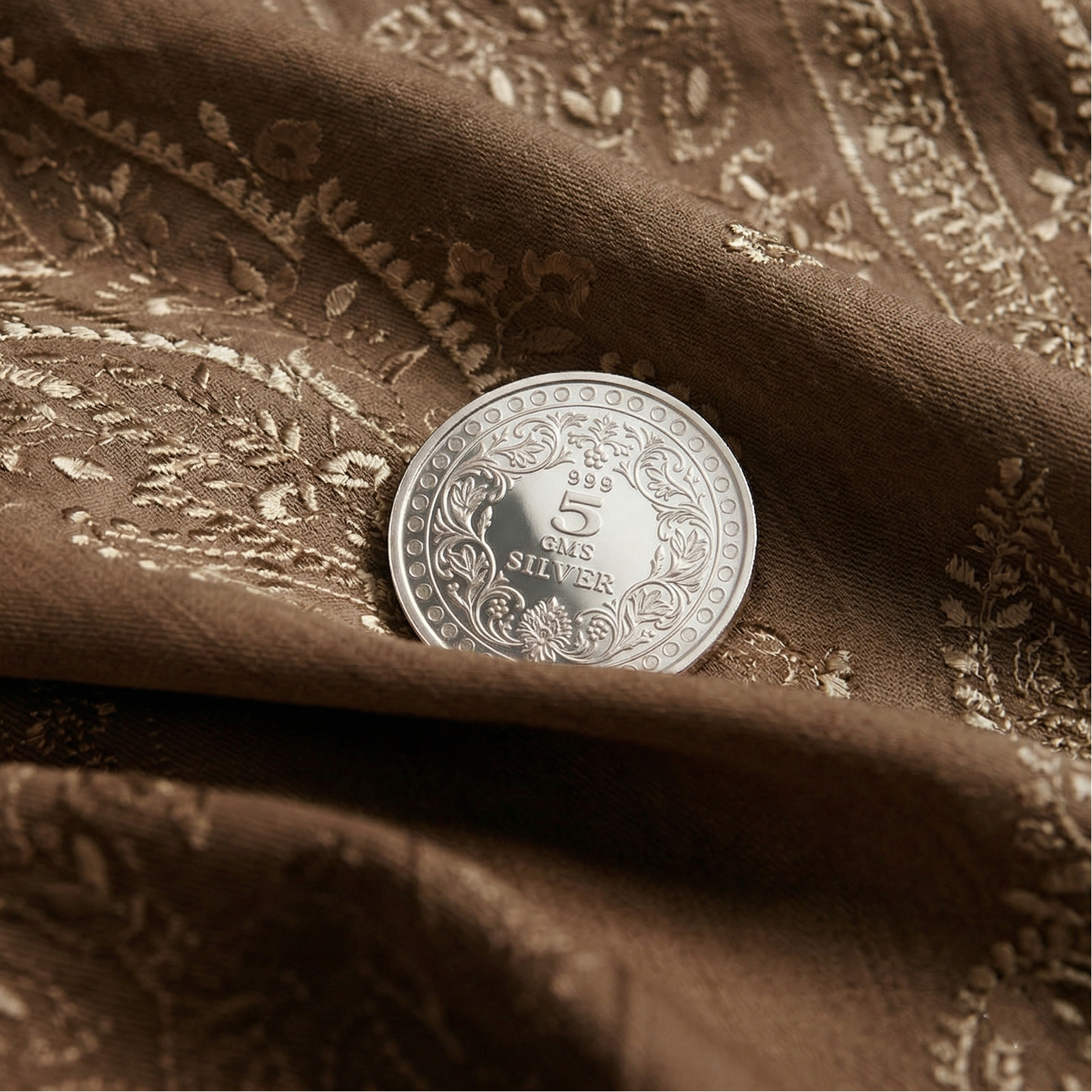5gm 999 Silver Goddess Lakshmi Coin