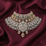 Necklaces Rasika Grand Silver CZ Choker