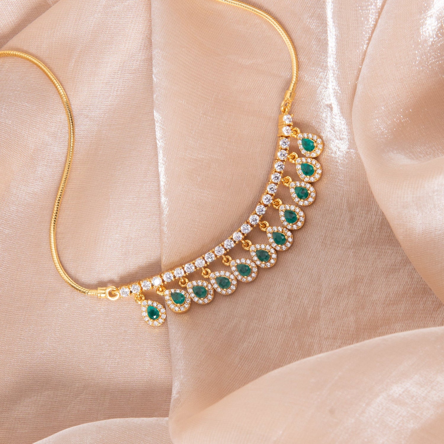 Necklace Noor CZ Silver Pendant Necklace