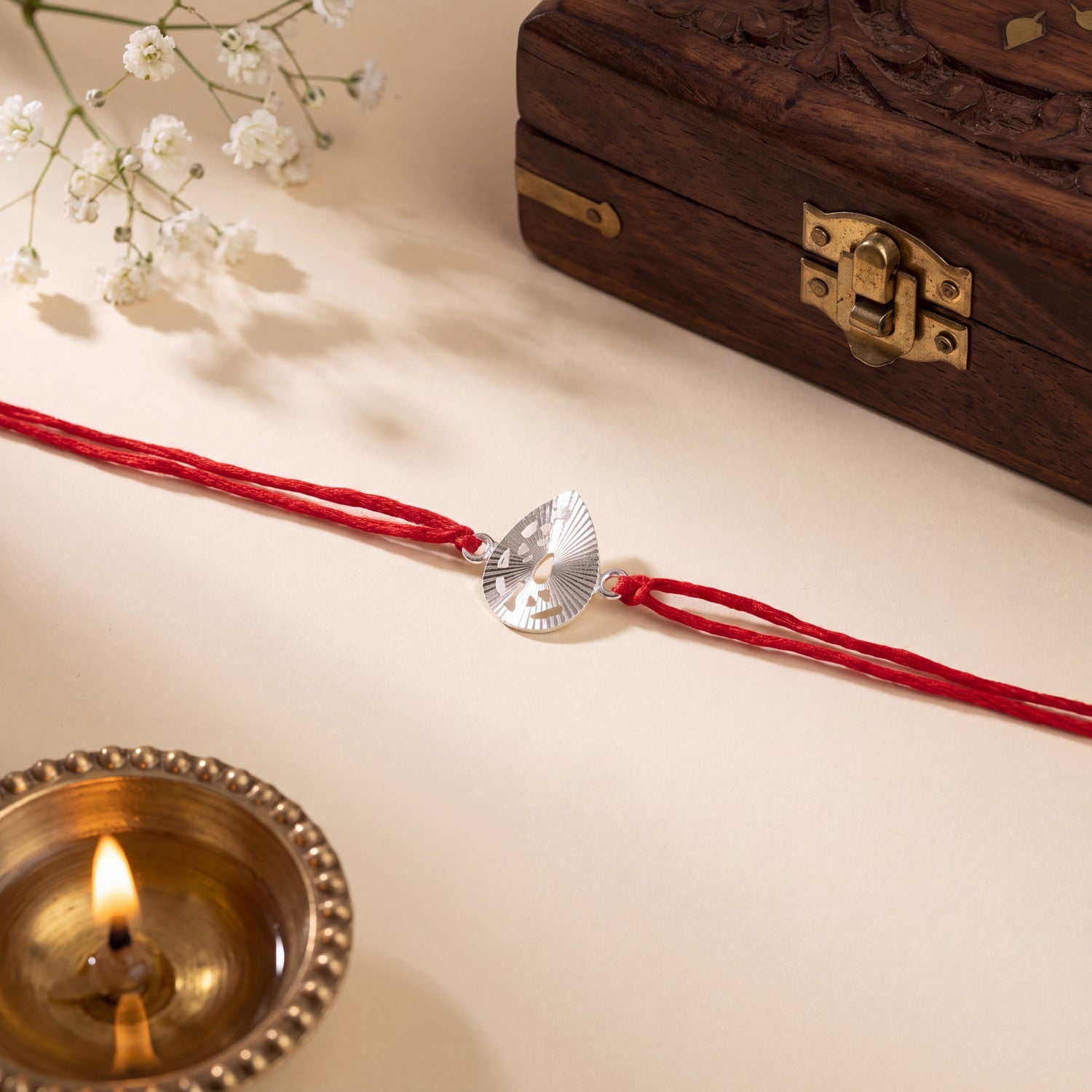 Boond Silver Rakhi