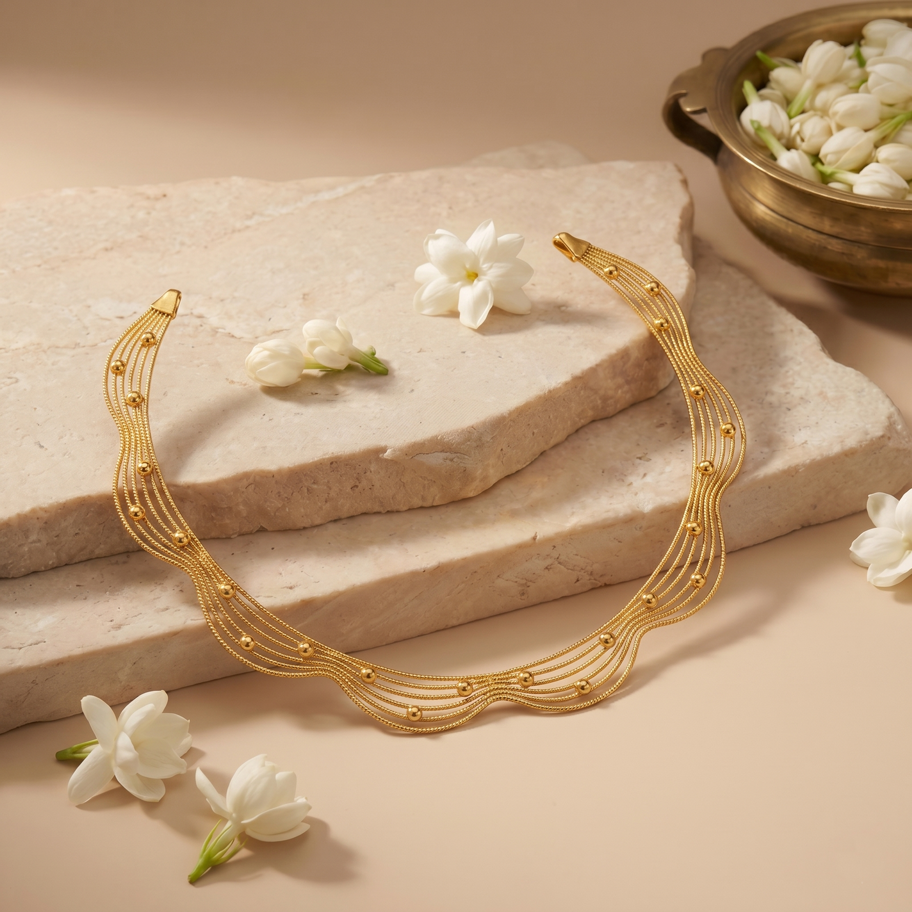 Tara Antique Silver Hasli Necklace