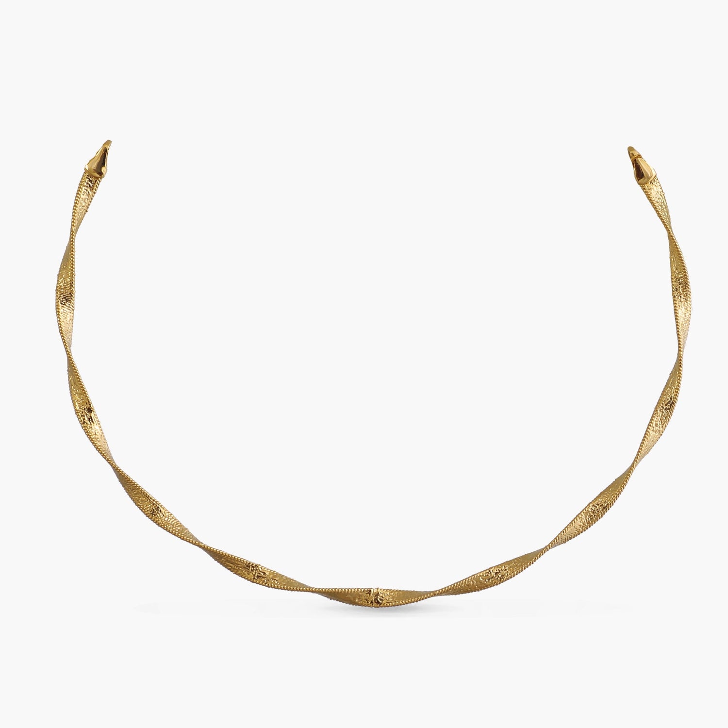 Necklace Wavy Silver Cuff Necklace