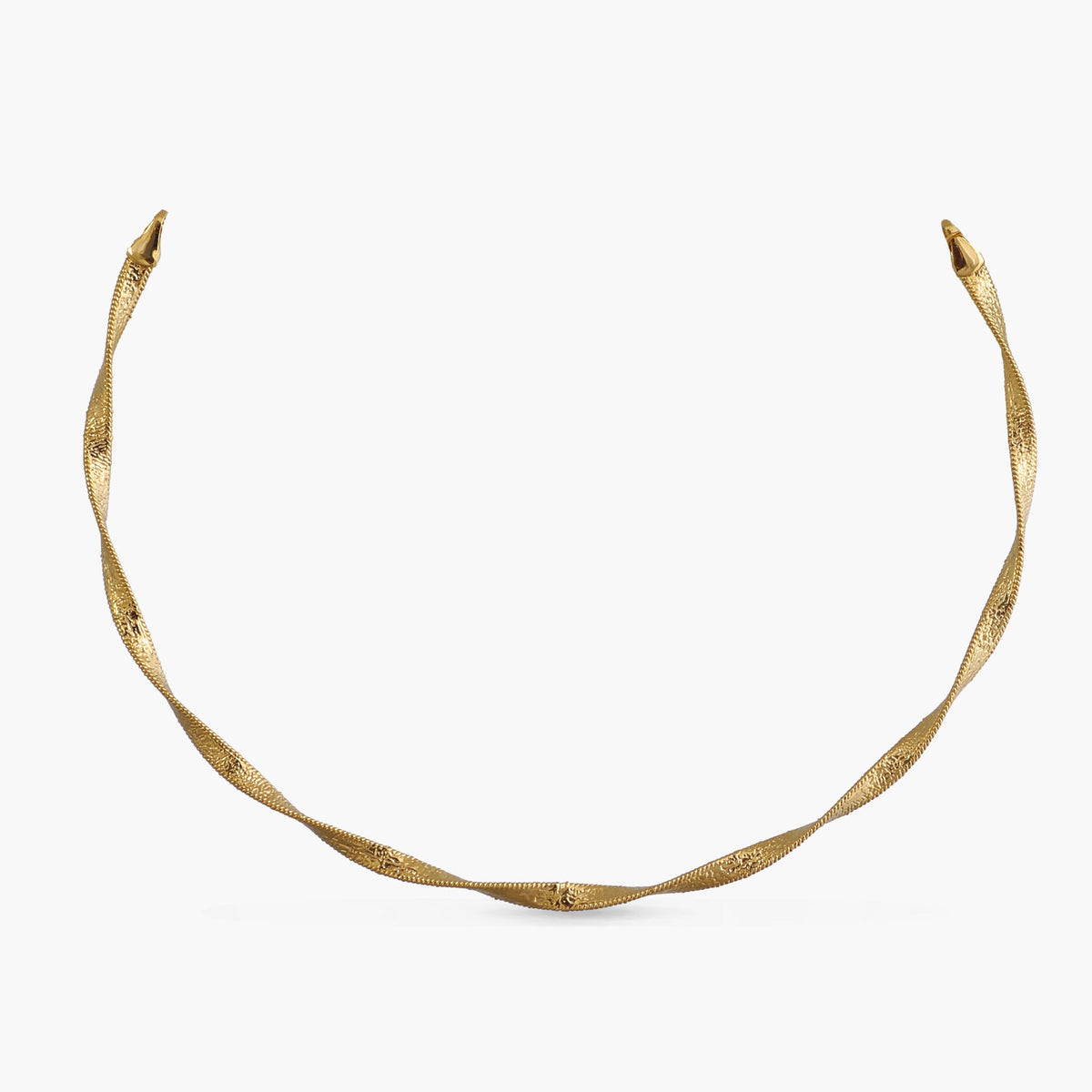 Necklace Wavy Silver Cuff Necklace