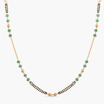 Suniti Beaded Silver Mangalsutra