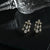 Aurelia CZ Gold Plated Silver Chandelier Earrings 