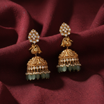 Earrings Saira Moissanite Nakshi Jhumki Earrings