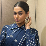 Earrings Sheva Jadau Silver Chandbali Earrings