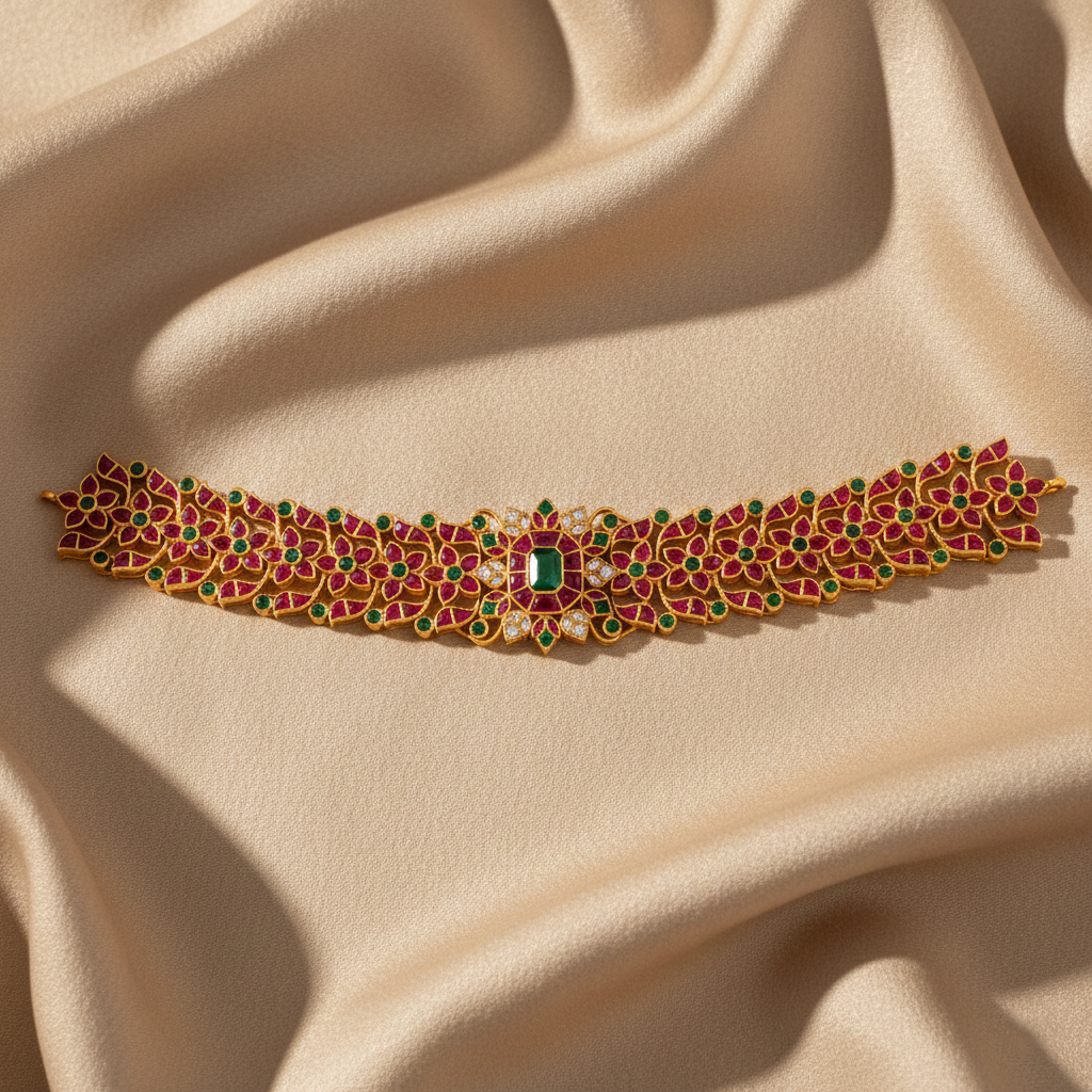 Necklaces Shriya Kempu Silver Sleek Choker