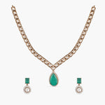 Necklaces Modern Moissanite Silver Necklace Set