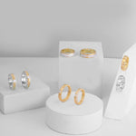 Finger Ring Love Knot CZ Silver Couple Rings