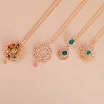 Pendants Verda CZ Silver Pendant Set