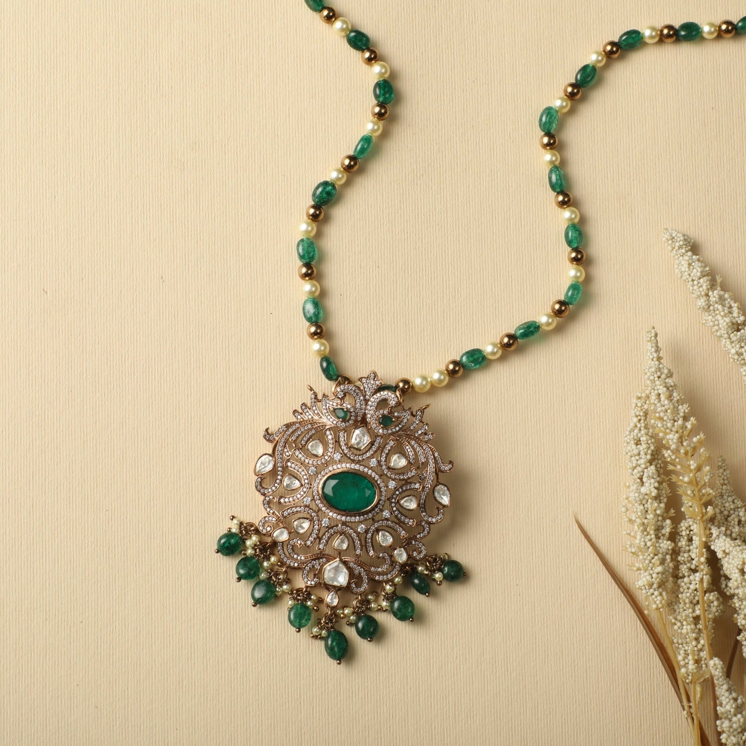 Pendants Idyllia Moissanite Silver Pendant Necklace
