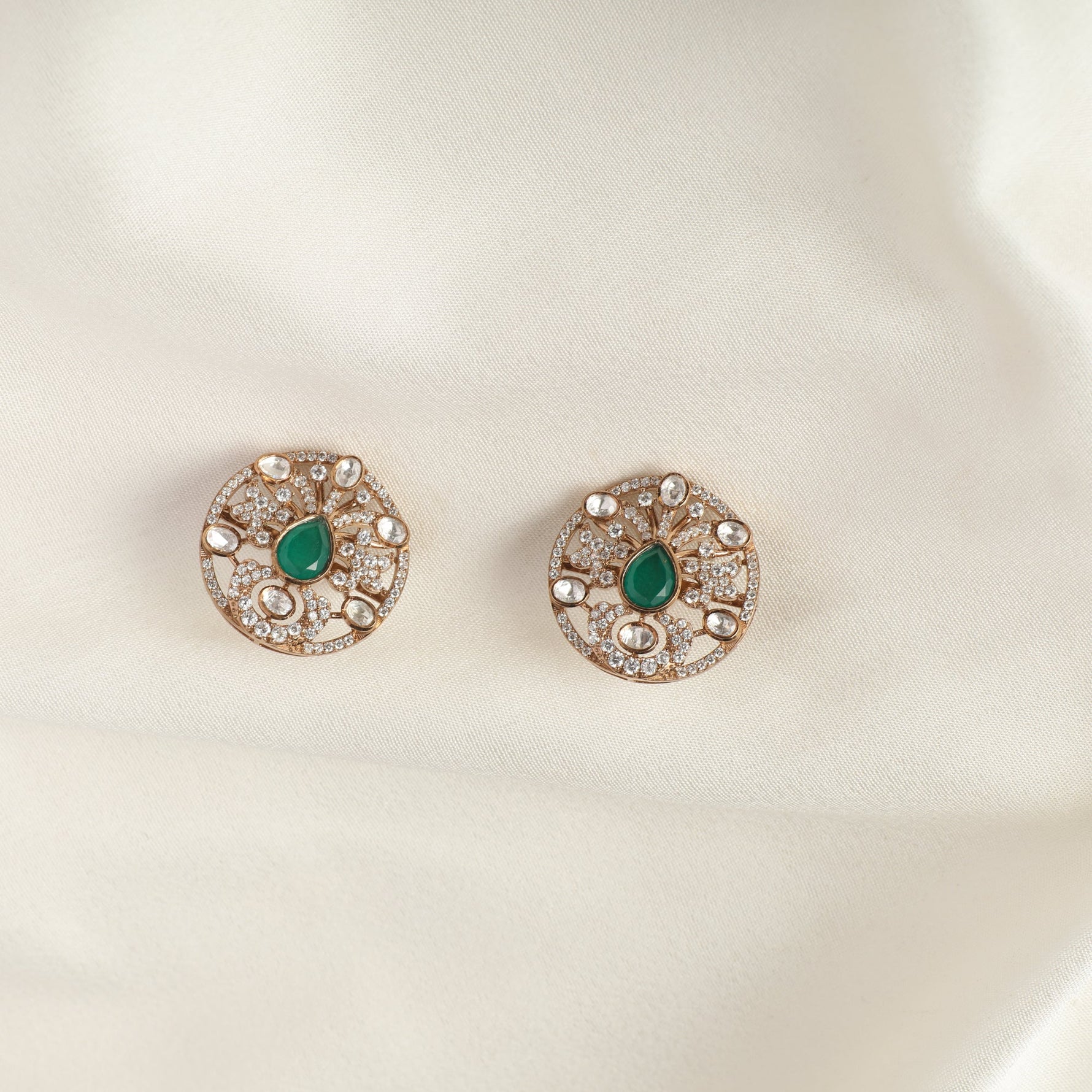 Earrings Moissanite Statement Silver Stud Earrings
