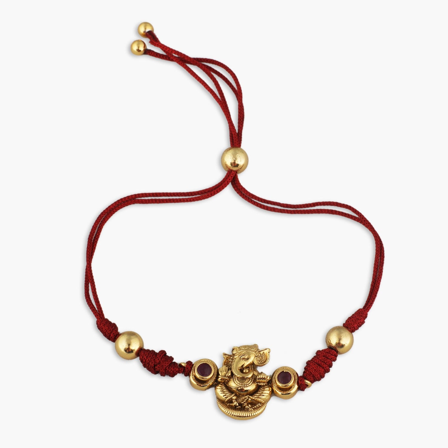 Gravik Antique Silver Rakhi