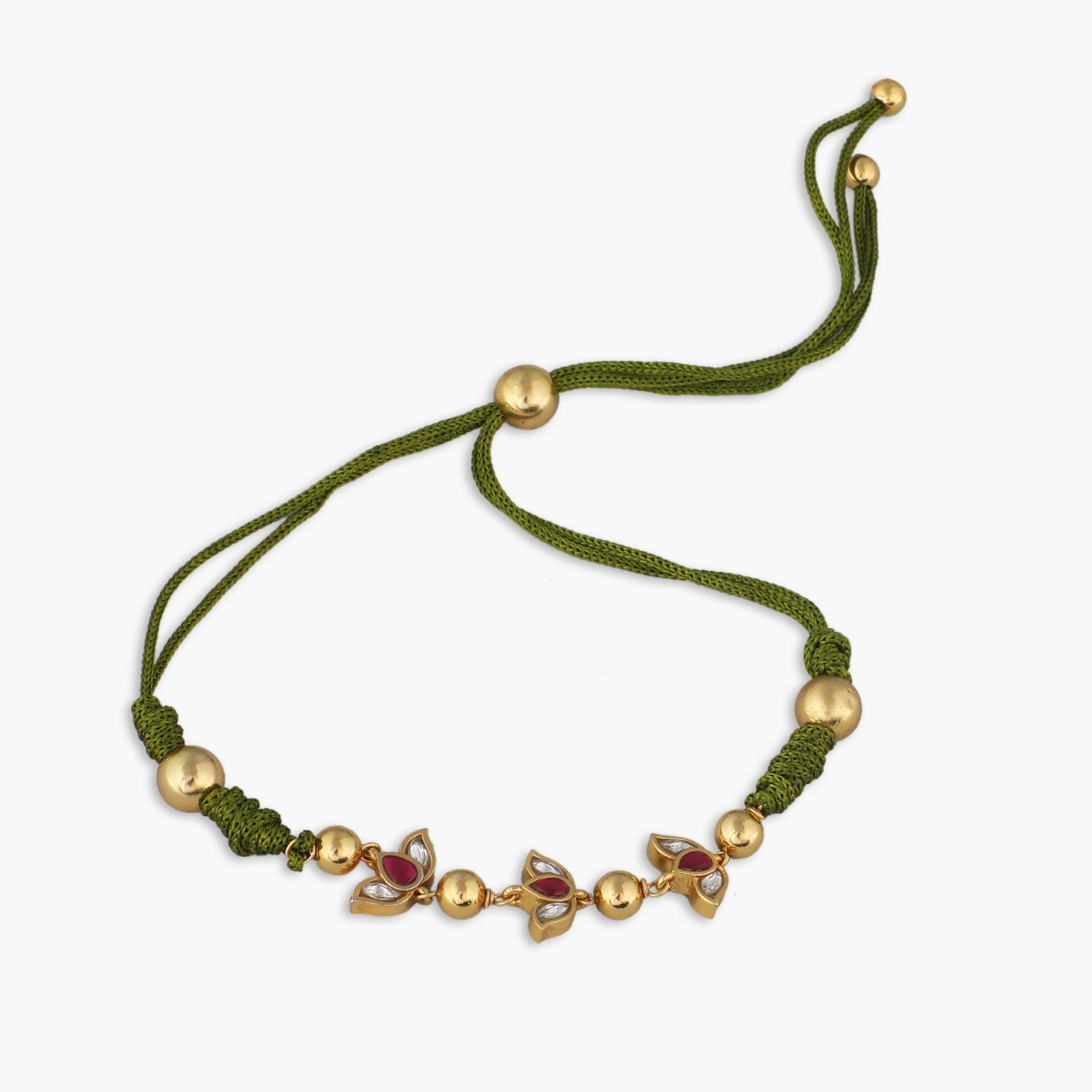 Nilja Antique Silver Rakhi 